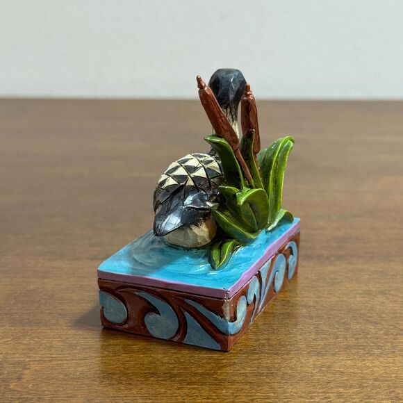 Jim Shore Heartwood Creek Mini Loon Figurine Enesco 2014 4047068 - Picture 5 of 10